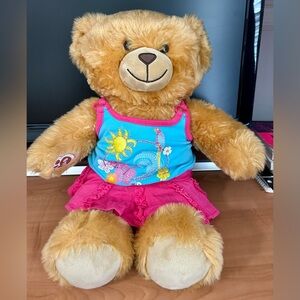 Build a Bear for books Read Teddy 2022 super soft with BAB 2 piece skirt outfit